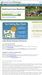 Mobile Screenshot of lawncaredirectory.com